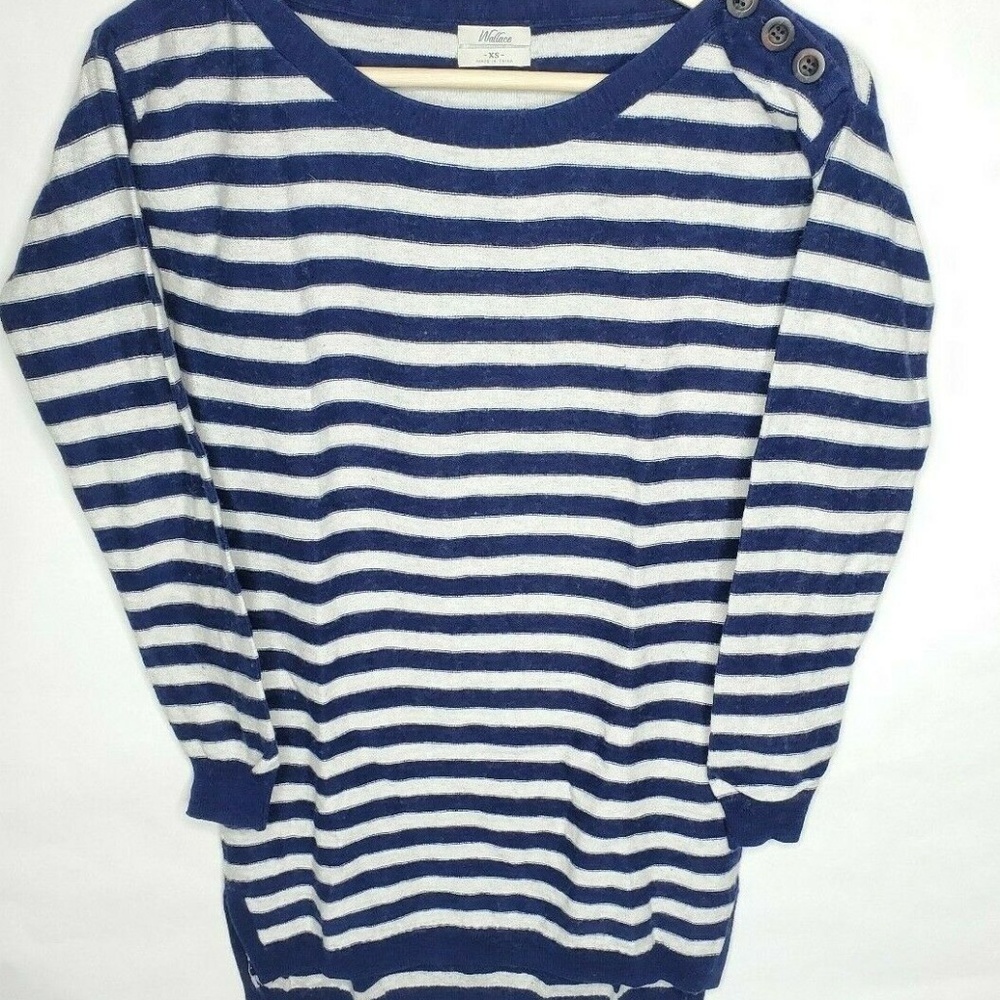 Madewell Wallace Striped Sweater Shirt